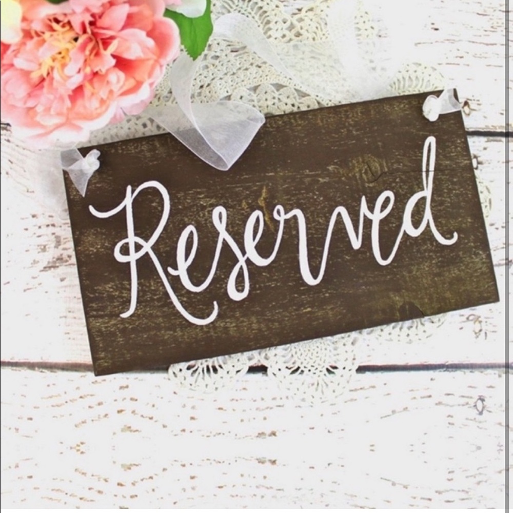 Reserved💕